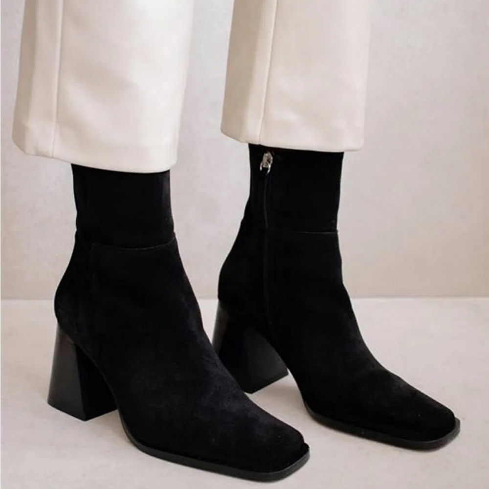 Alohas south black suede boots 38 US 8 - Picture 9 of 10